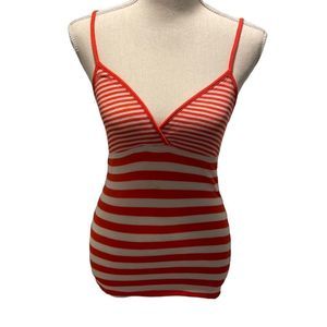 Splendid Orange/White Striped Tank